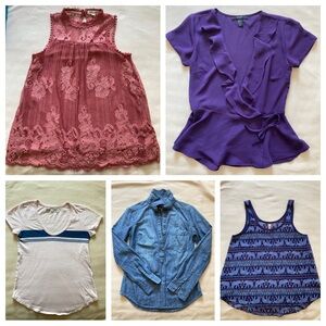 Abercrombie, H&M, etc shirts bundle XS & S